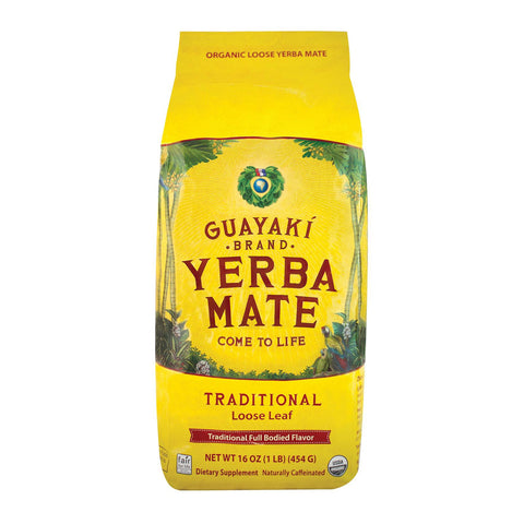 Guayaki Organic Yerba Mate - Traditional - Case Of 6 - 16 Oz.
