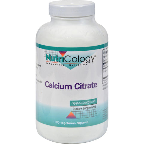 Nutricology Calcium Citrate - 150 Mg - 180 Capsules