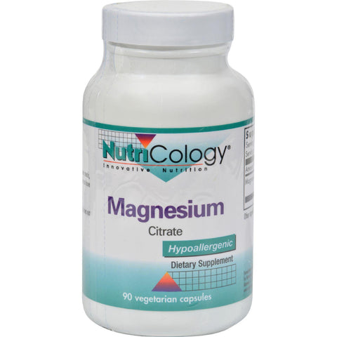 Nutricology Magnesium Citrate - 170 Mg - 90 Capsules