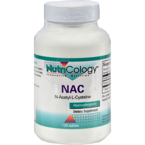 Nutricology Nac N-acetyl-cysteine - 500 Mg - 120 Tablets