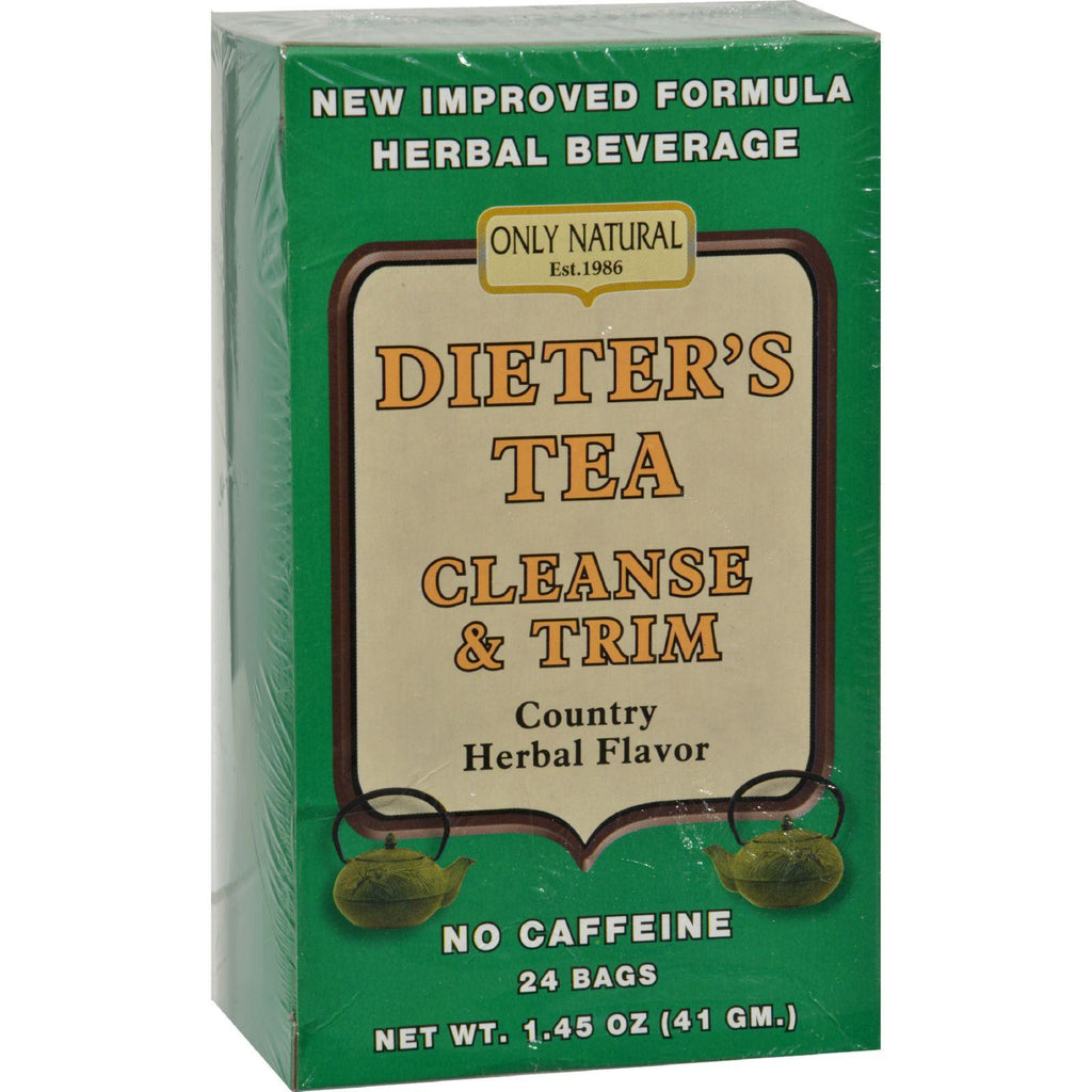 Only Natural Dieter's Tea Cleanse And Trim Country Herbal - 24 Tea Bags