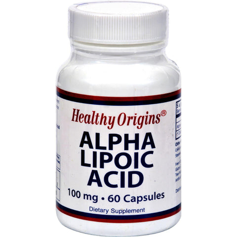 Healthy Origins Alpha Lipoic Acid - 100 Mg - 60 Caps