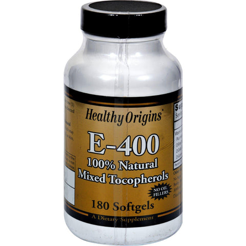 Healthy Origins E-400 - 400 Iu - 180 Softgels