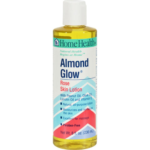 Home Health Almond Glow Skin Lotion Rose - 8 Fl Oz