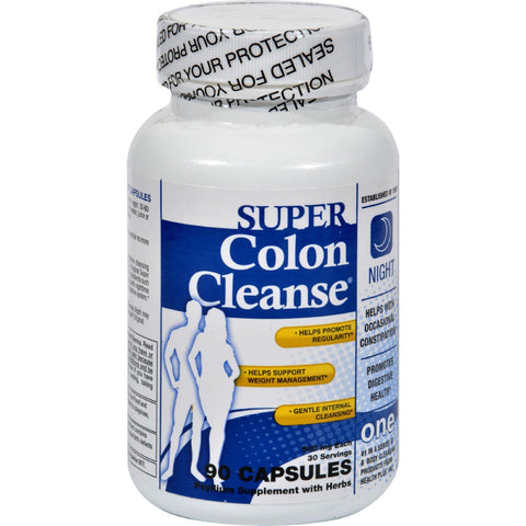 Health Plus Super Colon Cleanse Night Formula - 90 Capsules