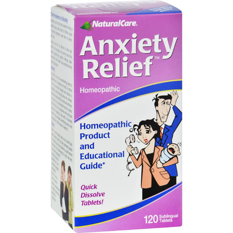 Natural Care Anxiety Relief - 120 Sublingual Tablets