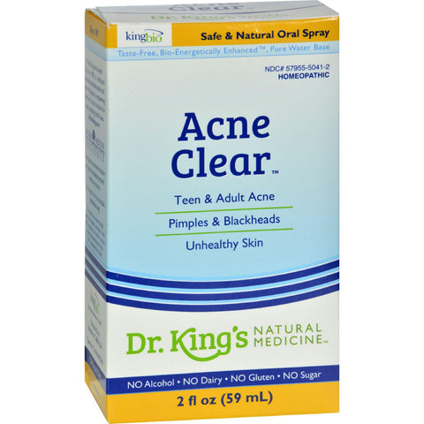 King Bio Homeopathic Acne Clear - 2 Fl Oz