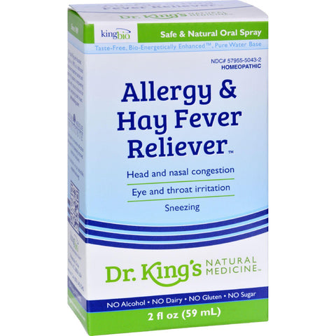 King Bio Homeopathic Allergies And Hay Fever - 2 Fl Oz