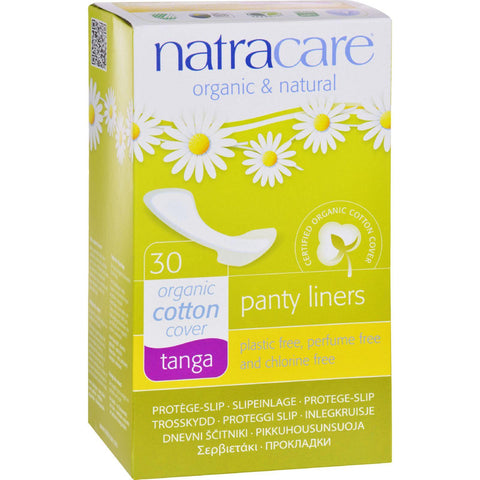 Natracare Natural Tanga Style Panty Liners - 30 Pack