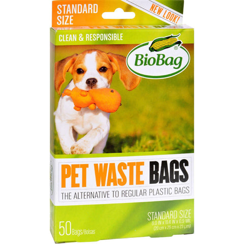 Biobag Dog Waste Bags - 50 Count - Case Of 12