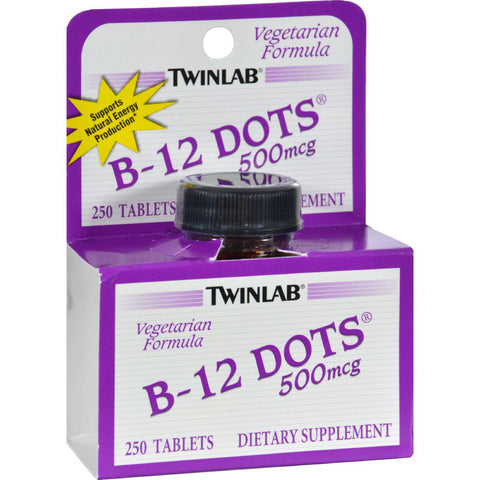 Twinlab B-12 Sublingual Dots - 500 Mcg - 250 Tablets