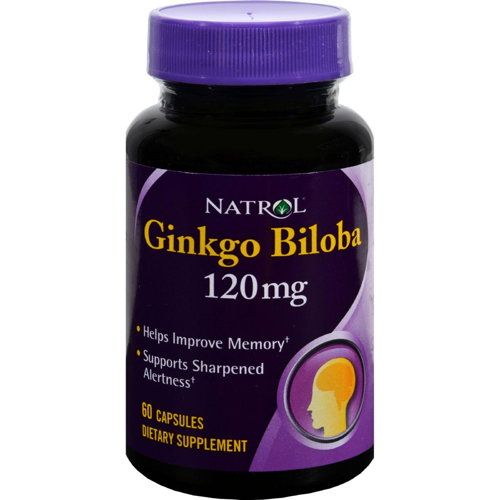 Natrol Ginkgo Biloba - 120 Mg - 60 Capsules