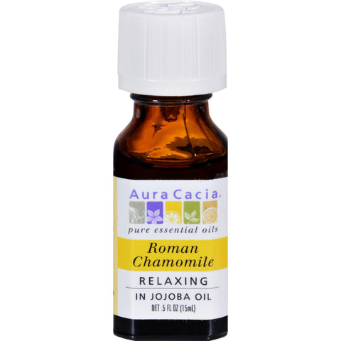 Aura Cacia Roman Chamomile Pure Essential Oil - 0.5 Fl Oz