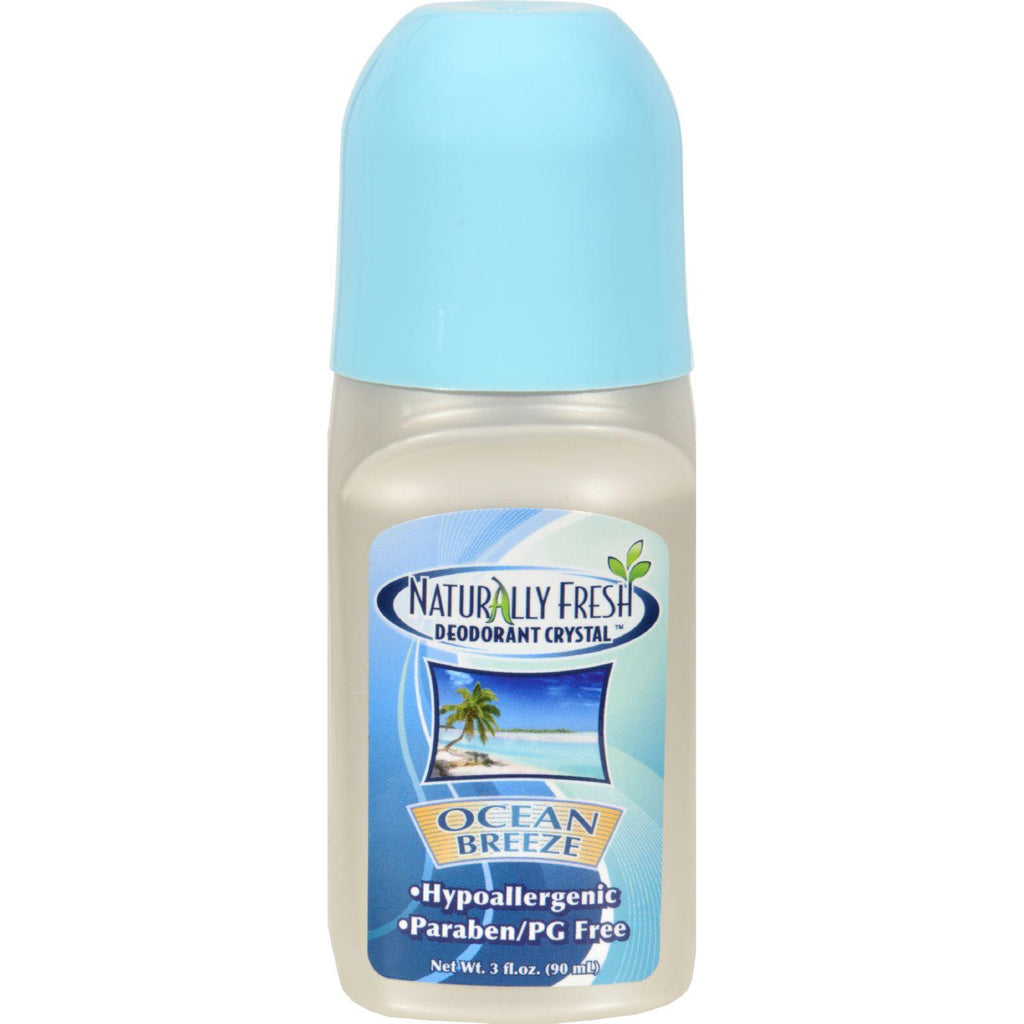 Naturally Fresh Roll-on Deodorant Crystal Ocean Breeze - 3 Oz