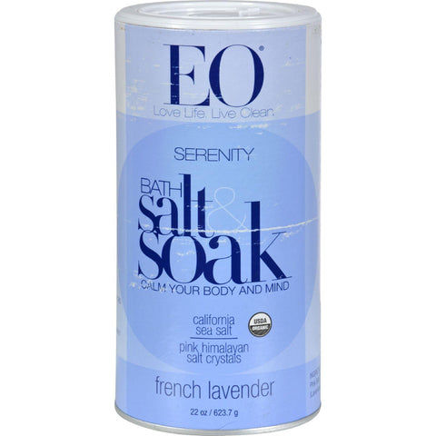 Eo Products Bath Salts French Lavender - 21.5 Oz