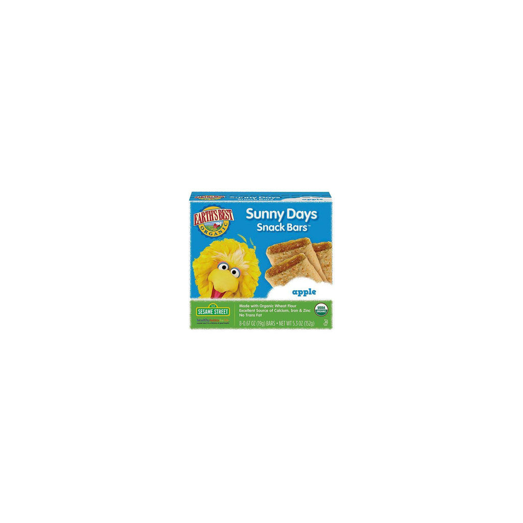 Earth's Best Sunny Days Apple Snack Bars - Case Of 6 - 5.3 Oz