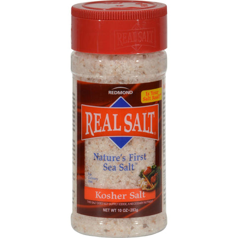 Real Salt Kosher Sea Salt Shaker - Case Of 12 - 8 Oz