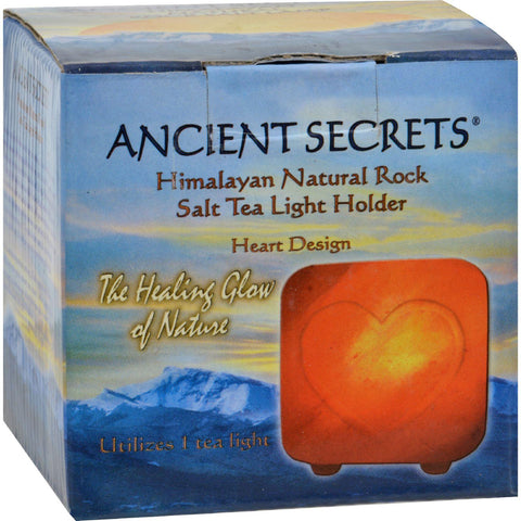 Ancient Secrets Himalayan Salt Tea Light Heart - Pack