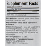 Twinlab Acetyl L-carnitine - 500 Mg - 120 Capsules