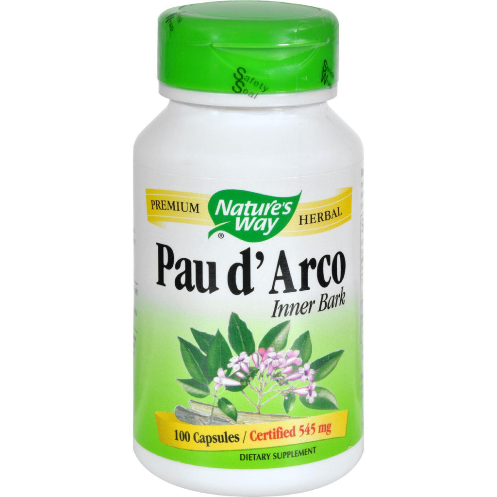 Nature's Way Pau D'arco Inner Bark - 100 Capsules