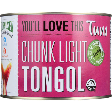 Natural Sea Tuna - Tongol - Chunk Light - Salted - 66.5 Oz - Case Of 6