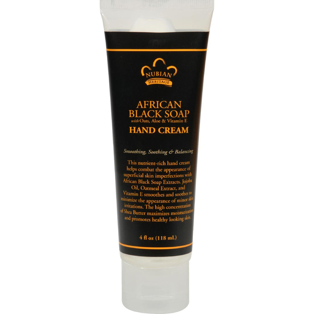 Nubian Heritage Hand Cream African Black Soap - 4 Fl Oz