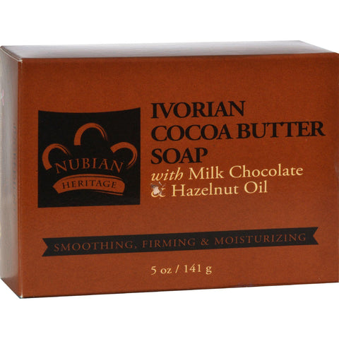 Nubian Heritage Bar Soap - Ivorian Cocoa Butter - 5 Oz