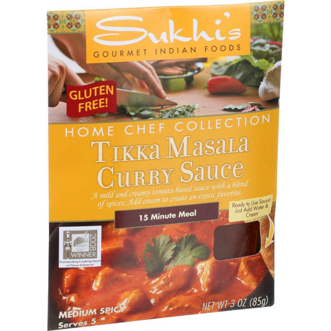 Sukhi's Gourmet Indian Food Tikka Masala Sauce - 3 Oz - Case Of 6