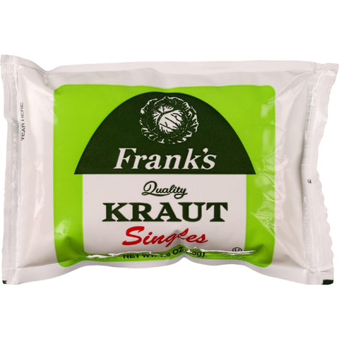 Franks Kraut - Single Serve - 1.5 Oz - Case Of 18