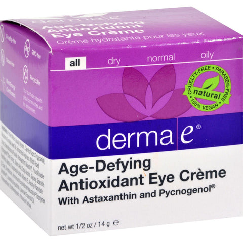 Derma E Age-defying Eye Creme With Astaxanthin And Pycnogenol - 0.5 Oz