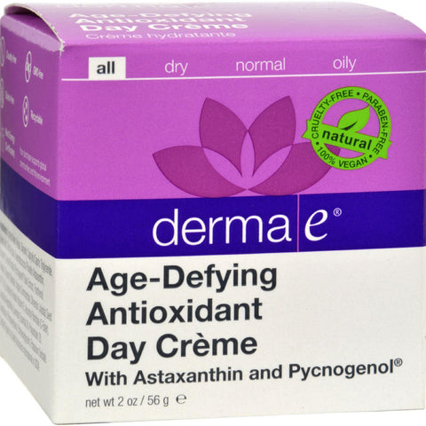 Derma E Age-defying Day Creme With Astaxanthin And Pycnogenol - 2 Oz
