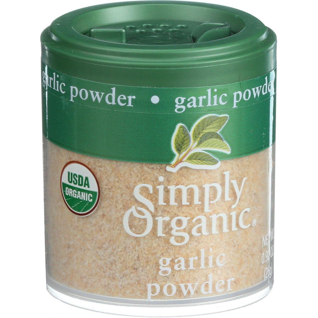 Simply Organic Garlic - Organic - Powder - .92 Oz - Case Of 6