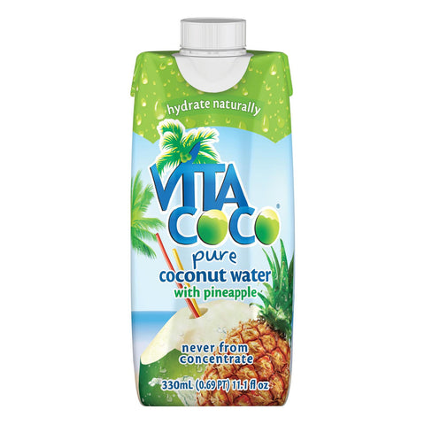 Vita Coco Coconut Water - Pineapple - Case Of 12 - 11.2 Oz.