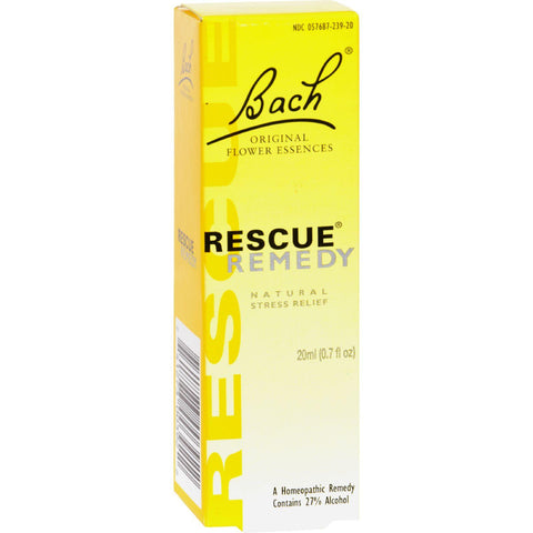 Bach Flower Remedies Rescue Remedy Natural Stress Relief - 0.7 Fl Oz