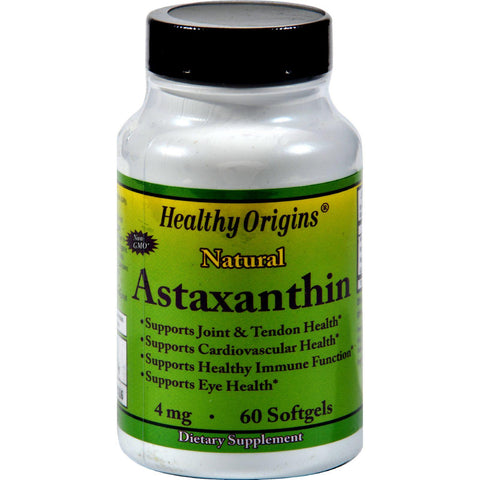 Healthy Origins Astaxanthin - 4 Mg - 60 Softgels