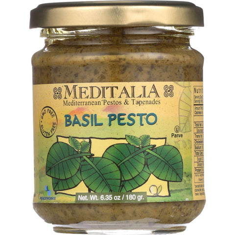 Meditalia Pesto - Basil - 6.35 Oz - Case Of 6