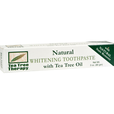 Tea Tree Therapy Natural Whitening Toothpaste - 3 Oz
