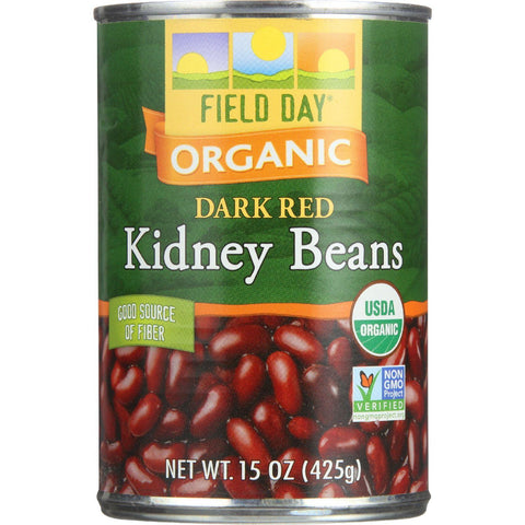 Field Day Beans - Organic - Kidney - 15 Oz - Case Of 12