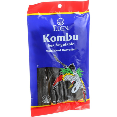 Eden Foods Kombu - Sea Vegetable - Wild Hand Harvested - 2.1 Oz - Case Of 6