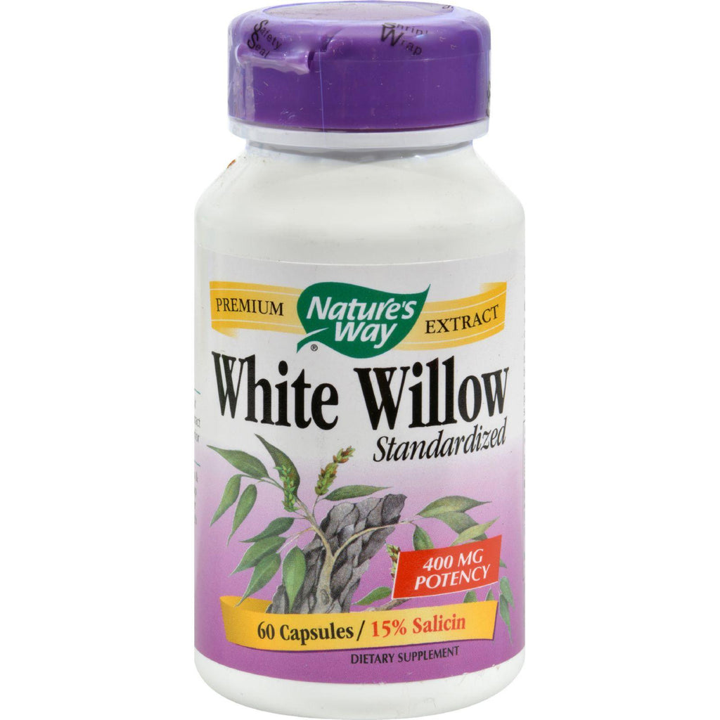 Nature's Way White Willow Bark - 300 Mg - 60 Capsules