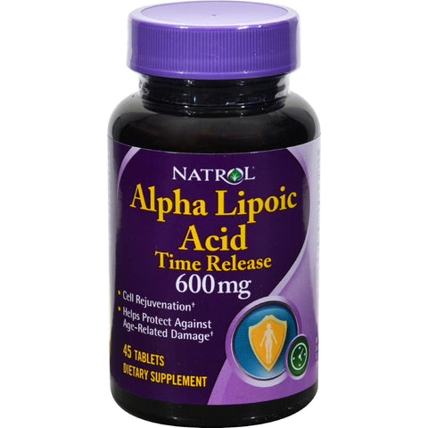 Natrol Alpha Lipoic Acid Time Release - 600 Mg - 45 Tablets