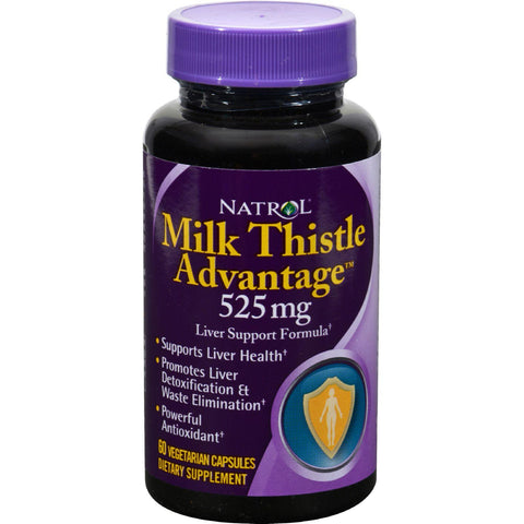 Natrol Milk Thistle Advantage - 525 Mg - 60 Vegetarian Capsules