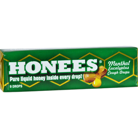 Honees Cough Drops - Menthol - Case Of 24 - 9 Pack