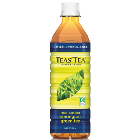 Teas' Tea Lemongrass Green Tea - Case Of 12 - 16.9 Oz