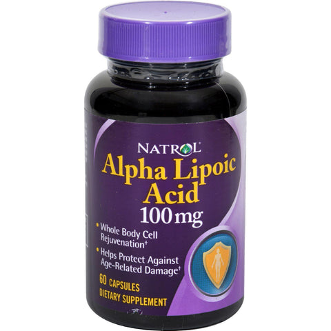 Natrol Alpha Lipoic Acid - 100 Mg - 60 Capsules