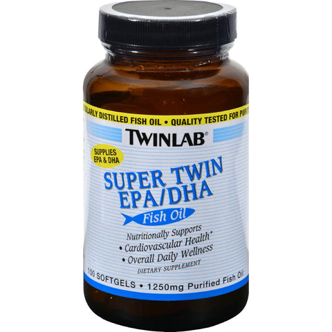 Twinlab Super Twin Epa Dha Fish Oil - 100 Softgels
