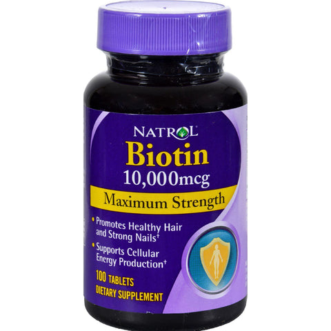 Natrol Biotin - 10000 Mcg - 100 Tablets