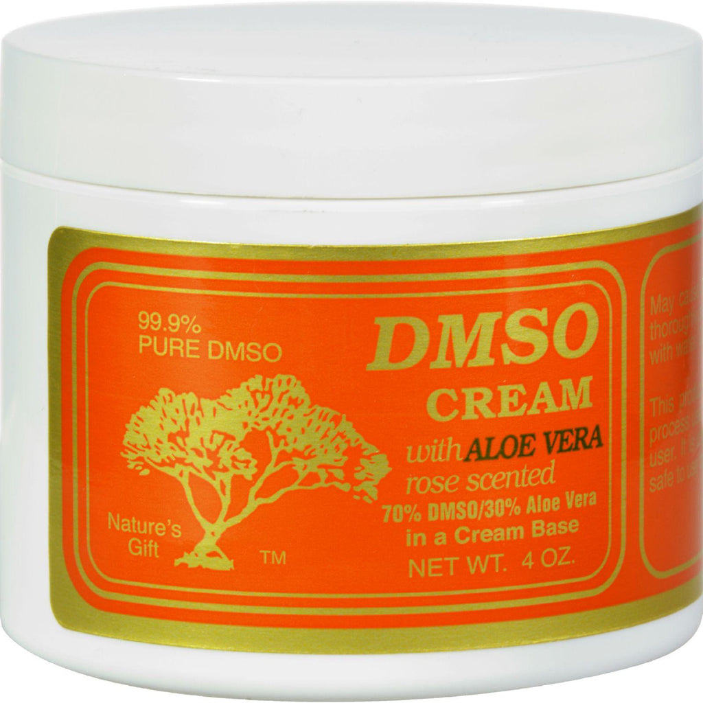Dmso Cream With Aloe Vera Rose Scented - 4 Oz