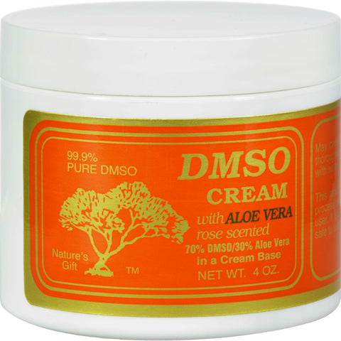 Dmso Cream With Aloe Vera Rose Scented - 4 Oz