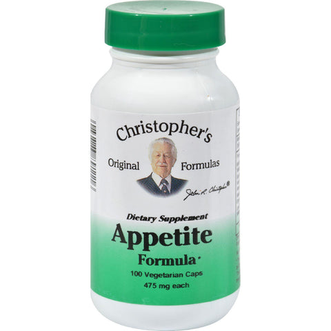 Dr. Christopher's Appetite Formula - 475 Mg - 100 Vegetarian Capsules